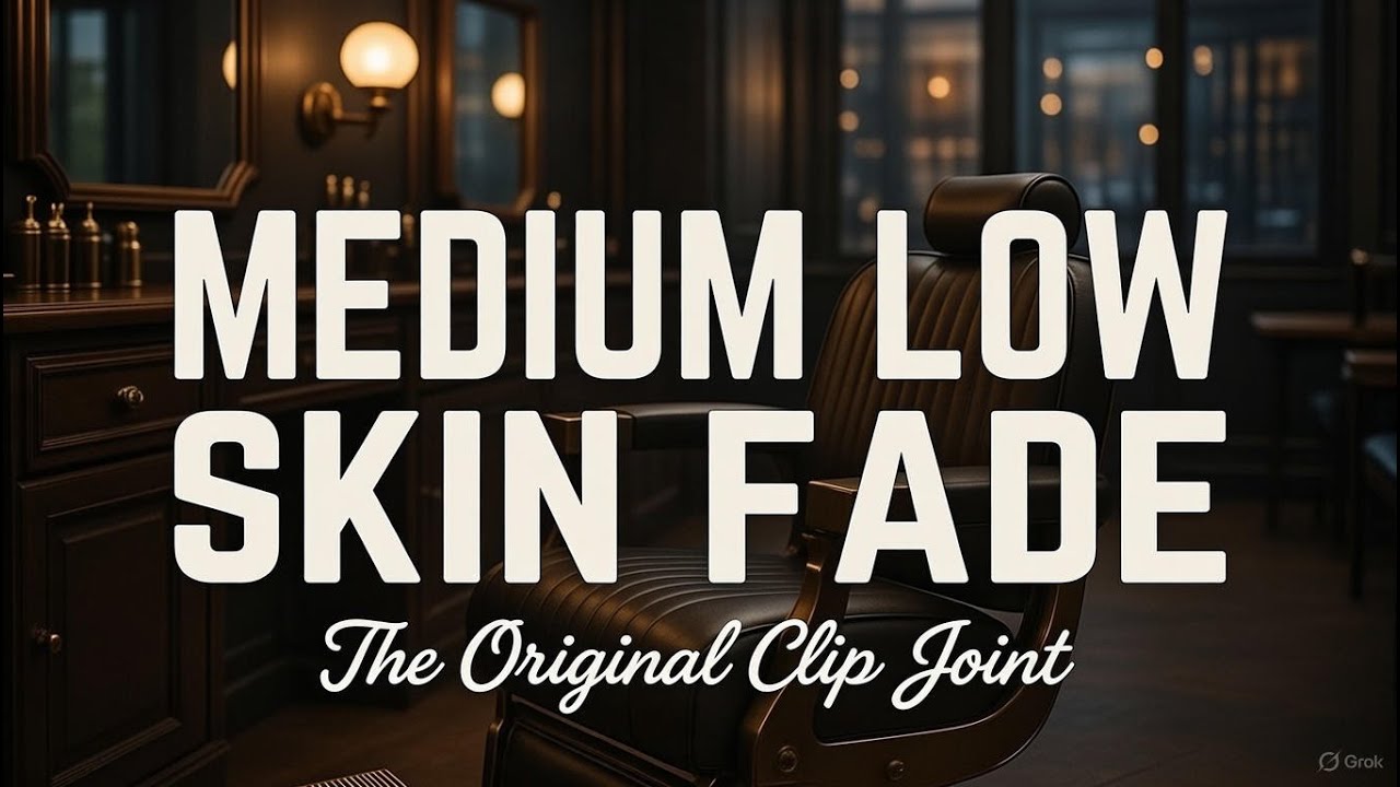 Relaxing Barbershop Ambience: Mid Skin Fade Process | Lofi Instrumental | The Original Clip Joint
