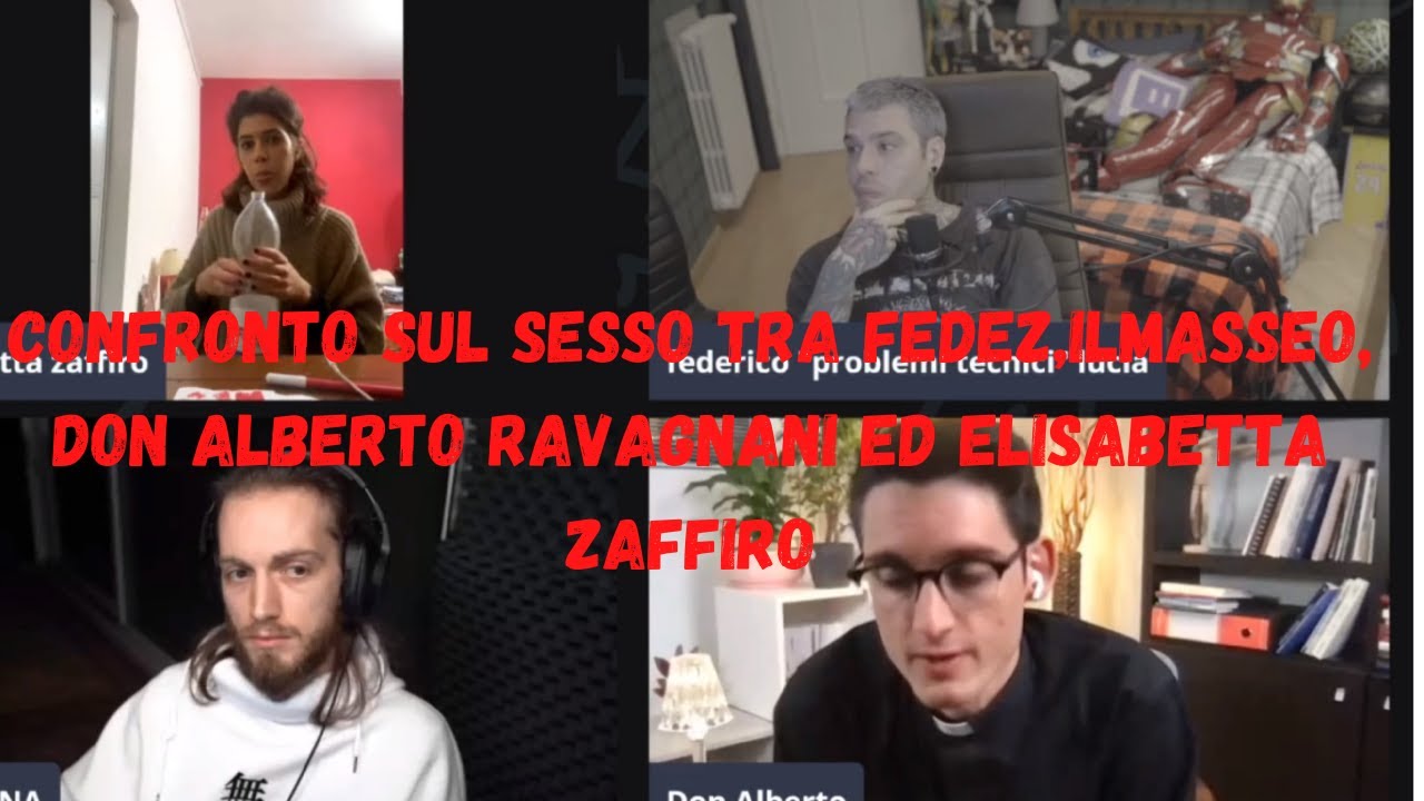 FEDEZ SI SCONTRA SUL SESSO CON ILMASSEO, DON ALBERTO RAVAGNANI E ELISABETTA ZAFFIRO