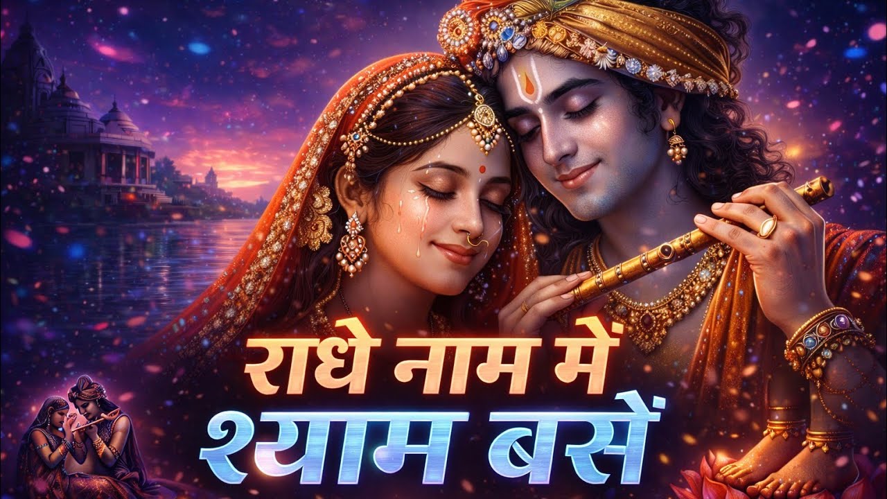 राधे नाम में श्याम बसें 🌼 | new krishna bhajan | krishna bhajan | bhajan#krishnabhajan 