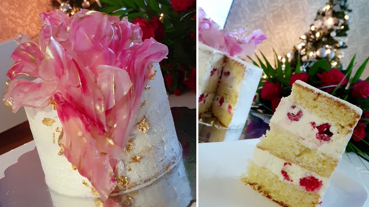 تزيين كيكة كالمحترفين بأدوات و خطوات بسيطة (ورق الرز و ناكد كيك)و معلومات مفصلة عن الكيك