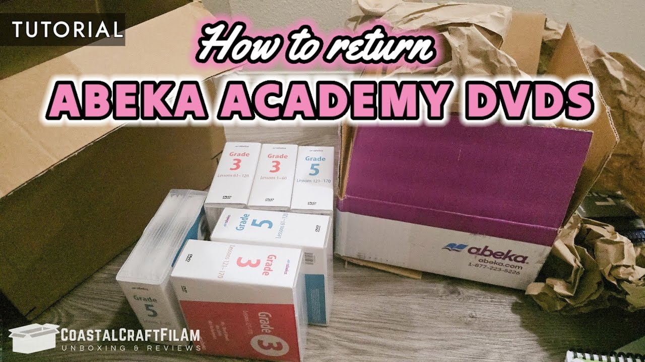 UNBOXING: Abeka Academy DVDs | How to Return using a Free Label @CoastalCraftFilAm 