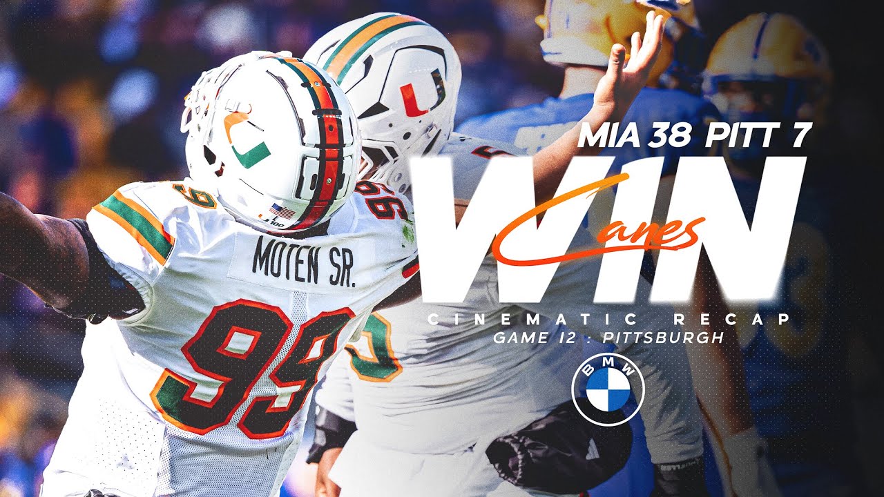 Week 14 Cinematic Recap | Miami vs Pitt | 11.29.25