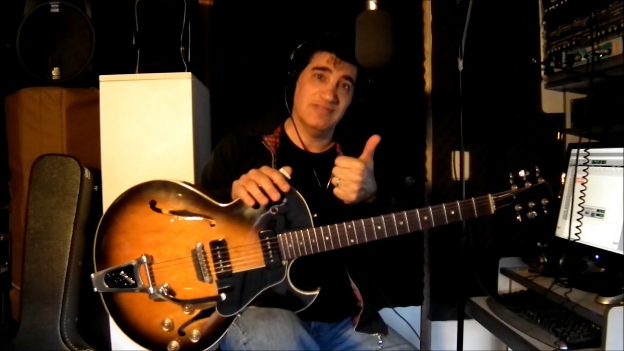 Gibson ES 135 Bigsby B6 P100's demo review