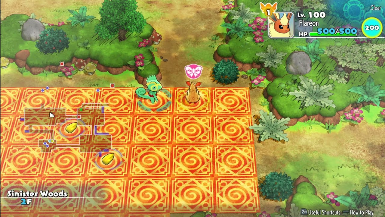 136 Flareon VS Kecleon | Pokémon Mystery Dungeon Rescue Team DX