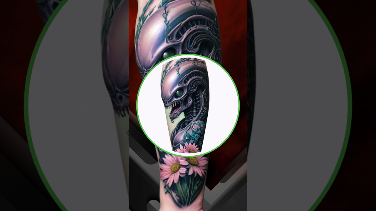 Biomechanical Tattoo Designs - 
