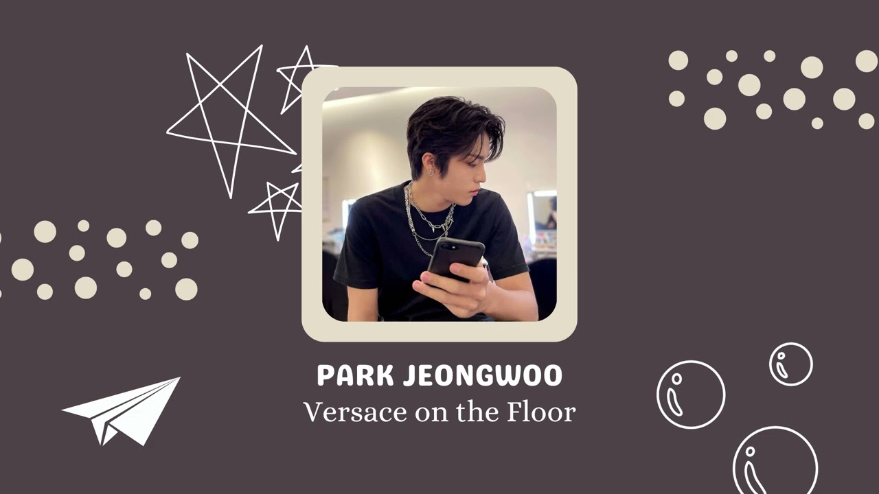 PARK JEONGWOO (박정우) - 'Versace on the Floor' by Bruno Mars (AI Cover)