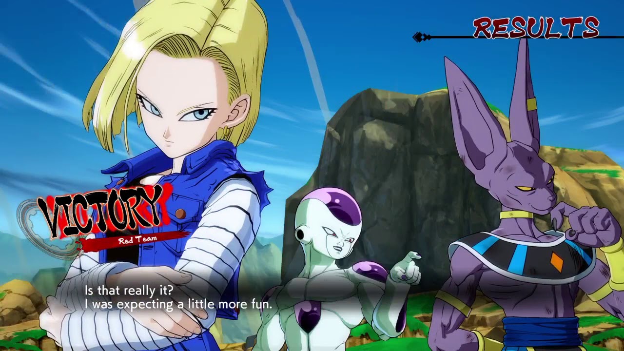 Dragon Ball FighterZ | Beerus | C18 | Frieza
