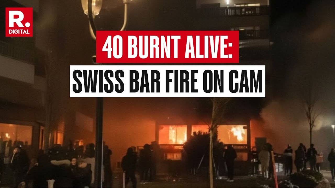 Switzerland Bar Fire Video: Swiss New Year Party Fire Caught On Camera | Crans-Montana