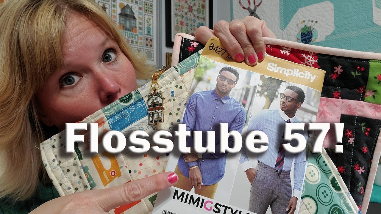 Flosstube 57: Featherweight Stitch, Durene Jones, and French Cuff Shirts?