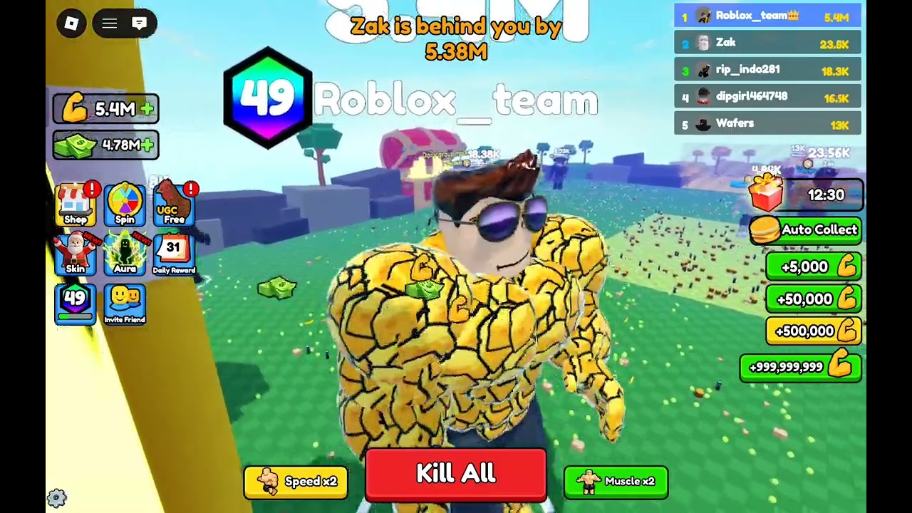 Eat Pizza to Grow GIGACHAD #roblox #etpizza #viral
