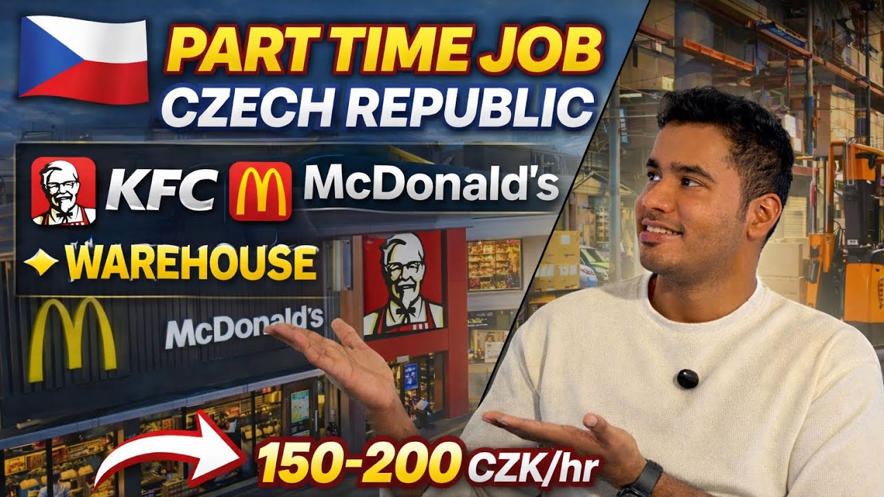 Part Time Jobs Czech Republic🇨🇿 | Students Salary | Malayalam Vlog | Information | Job availability 