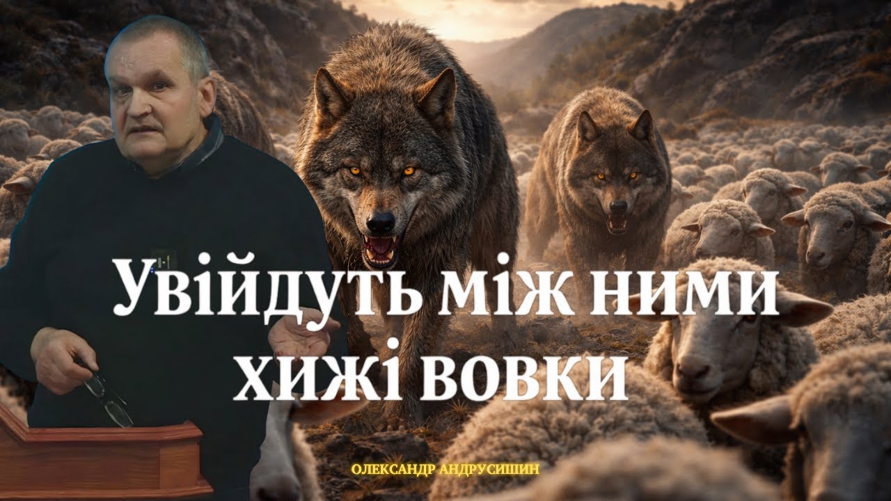 Увійдуть між ними хижі вовки. Відповіді на запитання. Андрусишин Олександр
