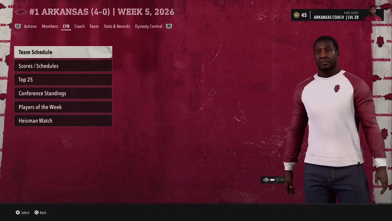 #1 Arkansas Vs #23 Texas Week 5 Year 2026