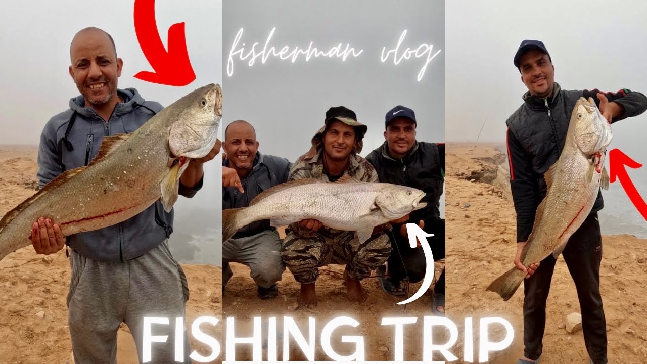 مغامرة جديدة 😱لصيد🎣 أسماك الكوربين رفقة أصدقائنا الرايس بعلوات الصحراء🇲🇦