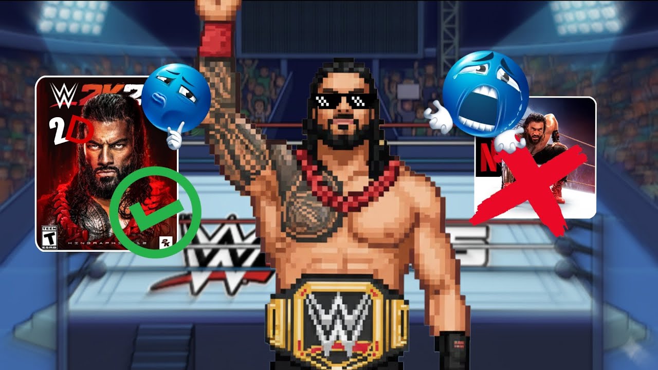 I Played WWE 2K25 On My Mobile + In 2D Graphics And In Just 480 MB 🤯🔥