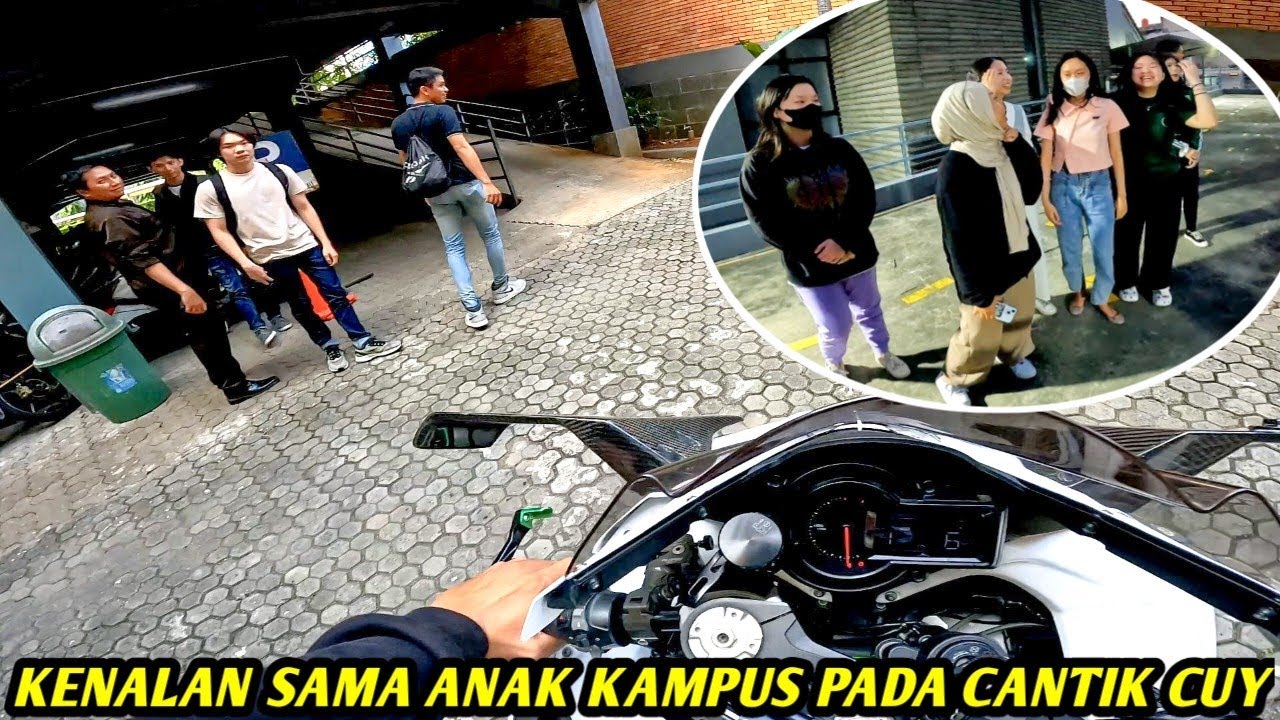 KE KAMPUS PAKE MOGE NINJA H2‼️PAROPO GODAIN CEWEK KAMPUS