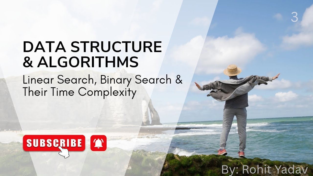 Linear Search, Binary Search & Their Time Complexity Lecture-3 #binarysearch #linearsearch 