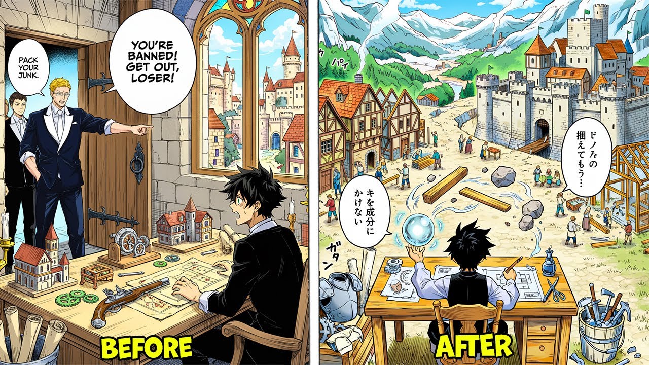 ISEKAI'D AS A NOBLE, BANISHED TO EMPTY LANDS, HE UNLEASHES HIS ALCHEMY & CREATION MAGIC| MANGA RECAP