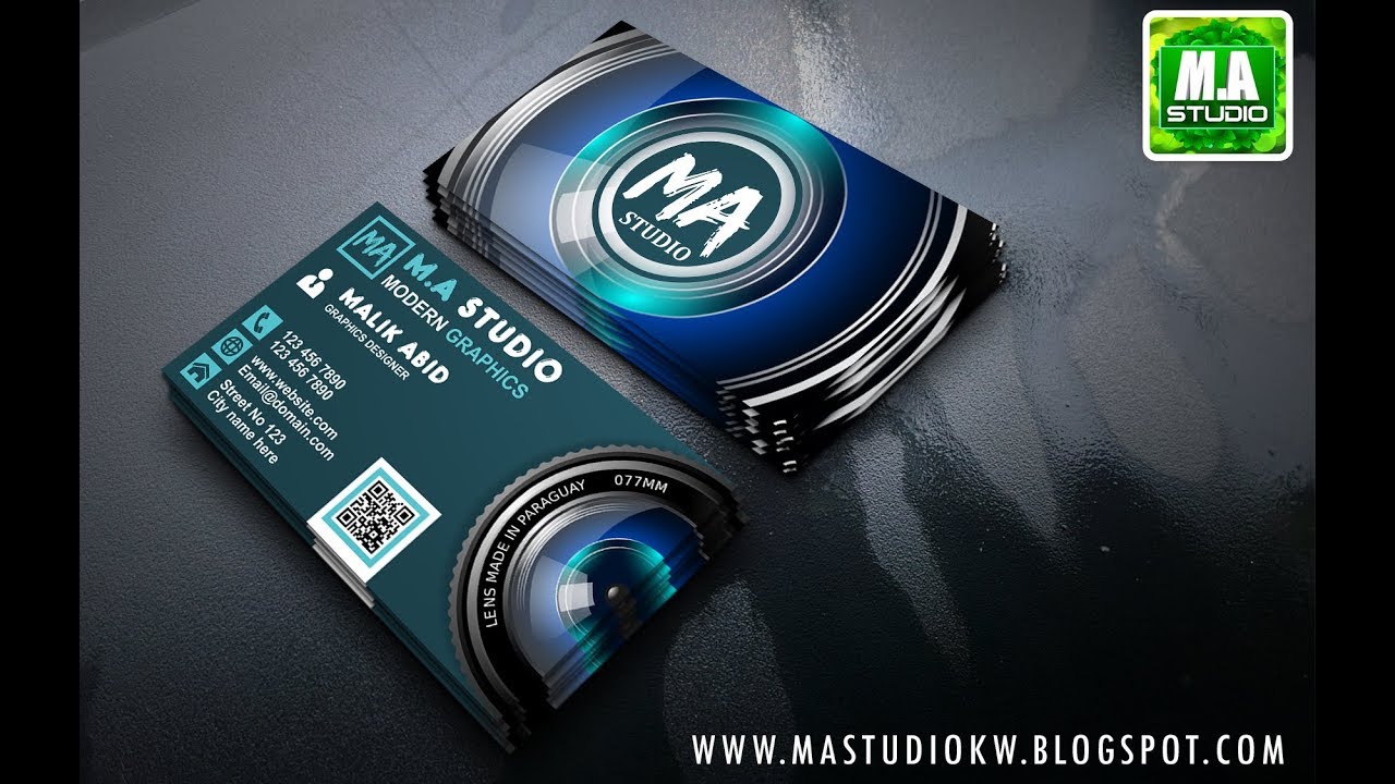 Professional Business card Design Special for Photographers I M.A Technography