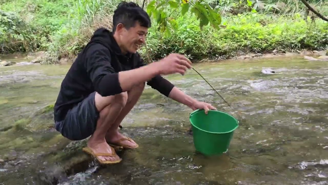 buổi chiều đi câu cá 