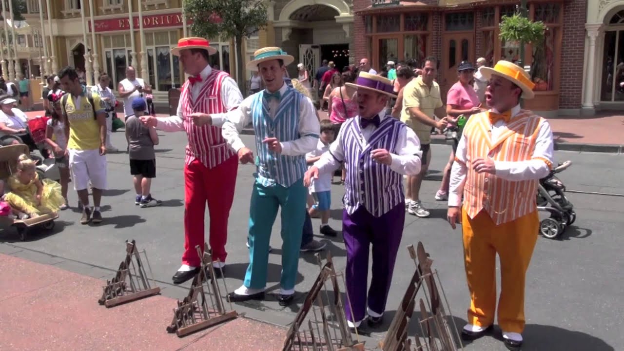 Disney's Dapper Dans Perform Boy Band Songs (Full Set) at Main Street U.S.A. Magic Kingdom