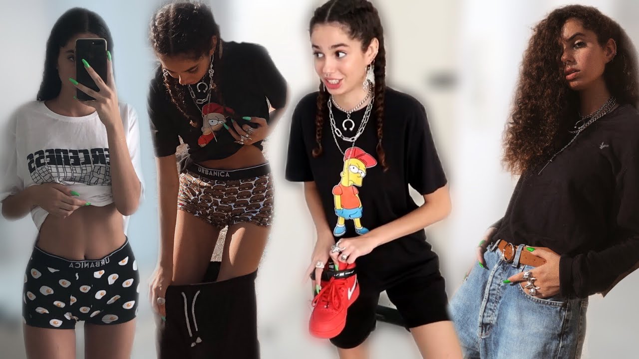 לובשת *רק* בגדים של בנים למשך שבוע!
