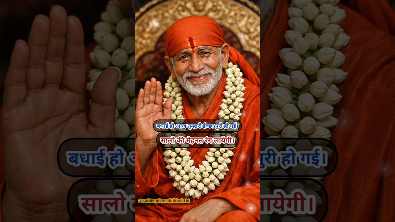 🔱 TODAY SAI SANDESH &bull; SAI MIRACLE BLESSINGS &bull; SAI VACHAN &bull; SAI DIVINE LOVE &bull; SAI BABA 🔱