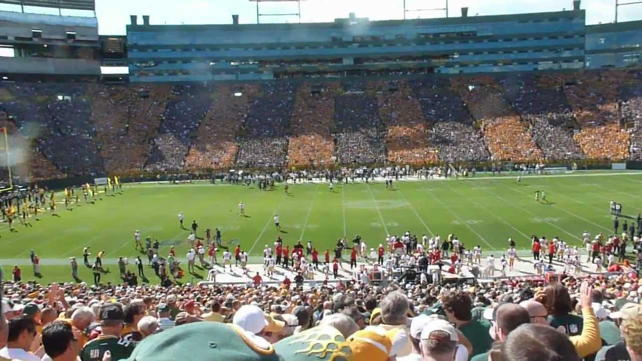 Boyz II Men National Anthem at Lambeau Field Packers vs 49ers 9/9/12
