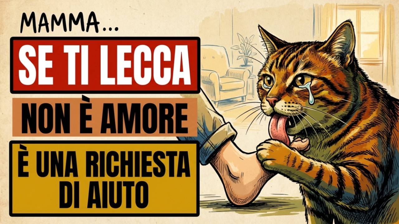Se Il Tuo Gatto Ti Lecca, Ecco Cosa Sta Cercando Davvero di Dirti