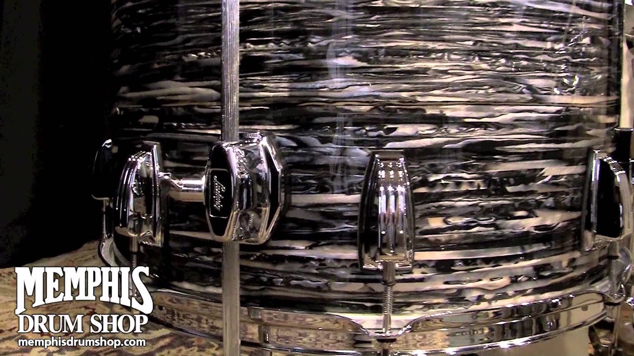 Ludwig Classic Maple Drum Set 22/13/16 - Vintage Black Oyster Pearl