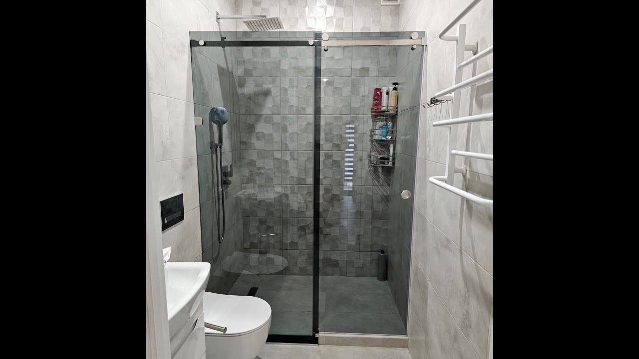 Розсувна душова кабіна із загартованого скла - SV Glass