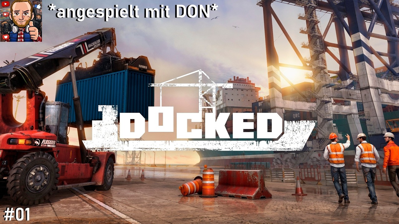 DOCKED [2K] 🏗️ | #01 | #Docked | #angespielt mit DON 😂 | erste Aufträge | deutsch  🇩🇪