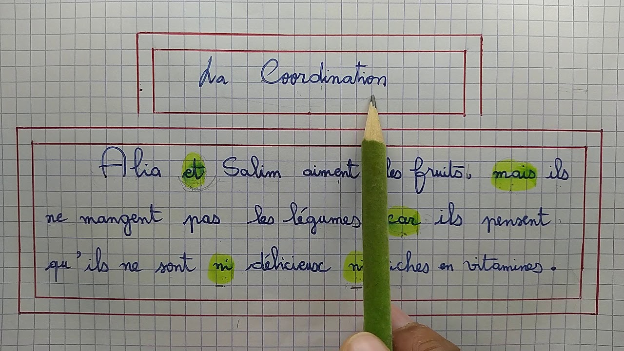 Grammaire- UD3- La coordination