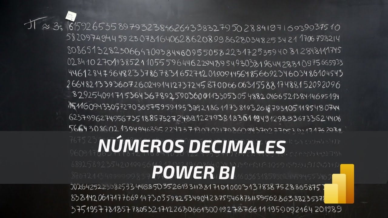 Números decimales en Power BI