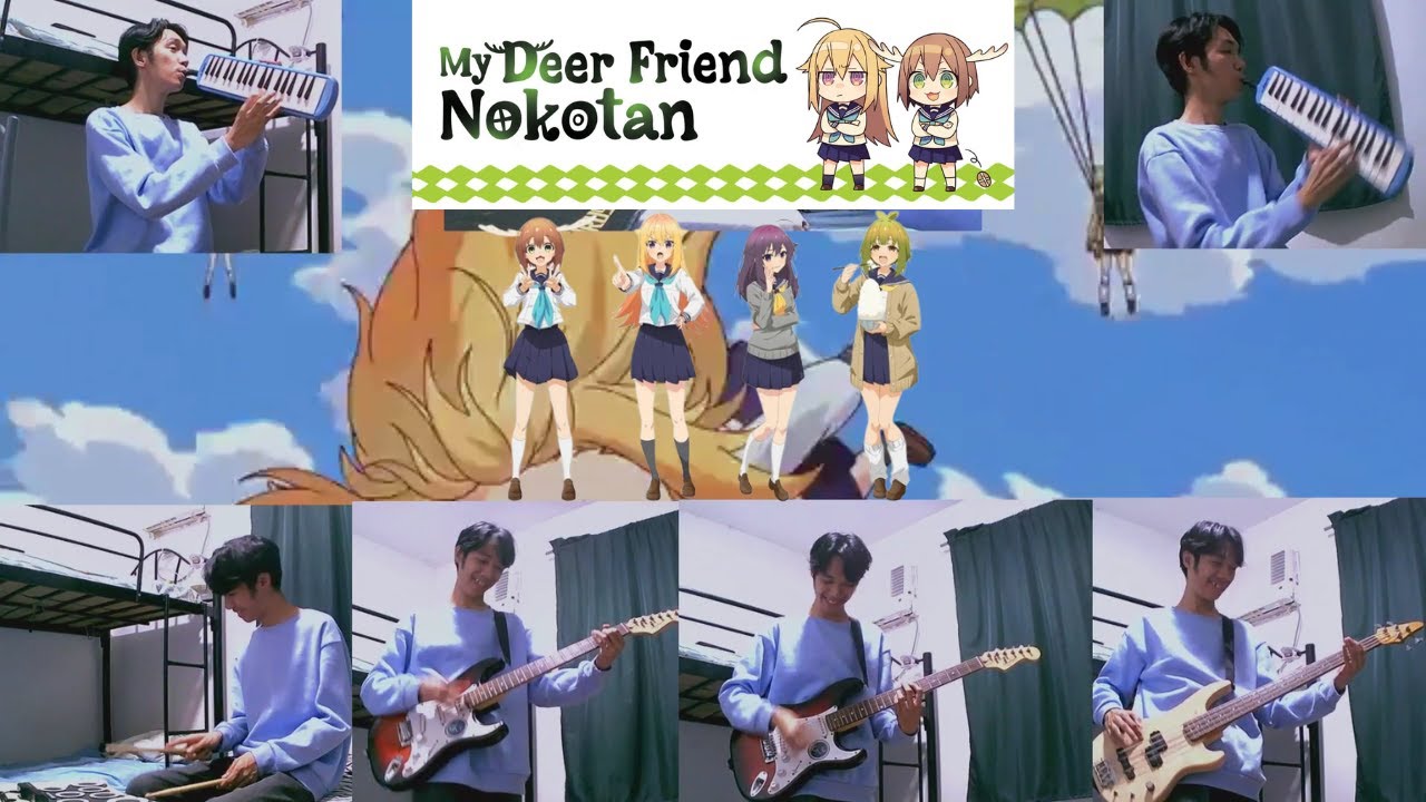 Shikanoko Nokonoko Koshitantan (My Deer Friend Nokotan) - BAND COVER