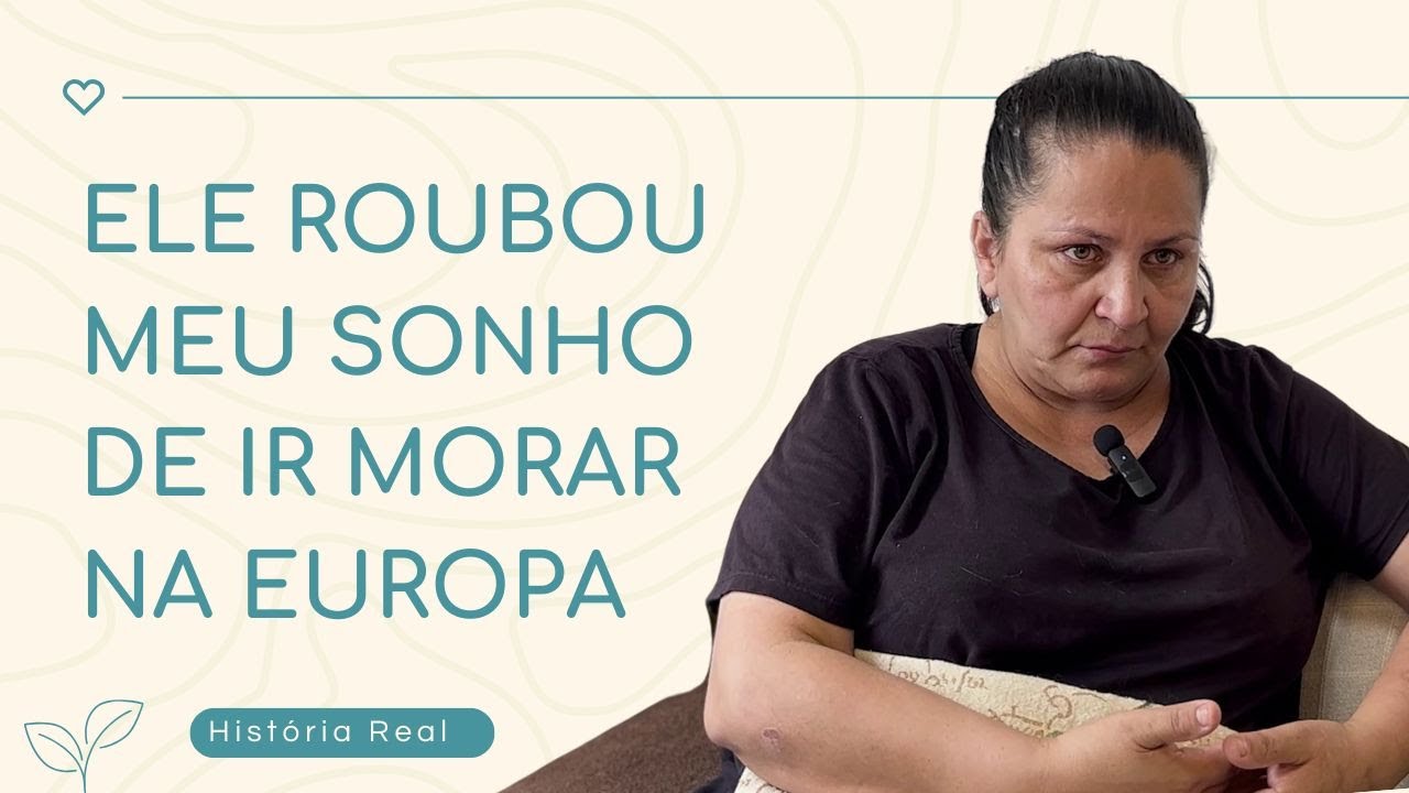 ELE ME TRAIU ASSIM QUE CHEGOU NA EUROPA