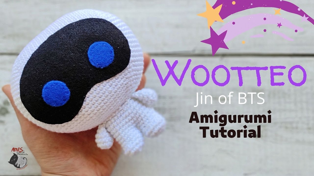 Wootteo Amigurumi Tutorial | Jin BTS | Amis Tejiendo Momentos ENG/SPA Subs