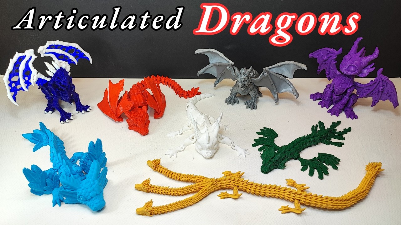 8 Amazing 3D Printing Dragons That Will Blow Your Mind