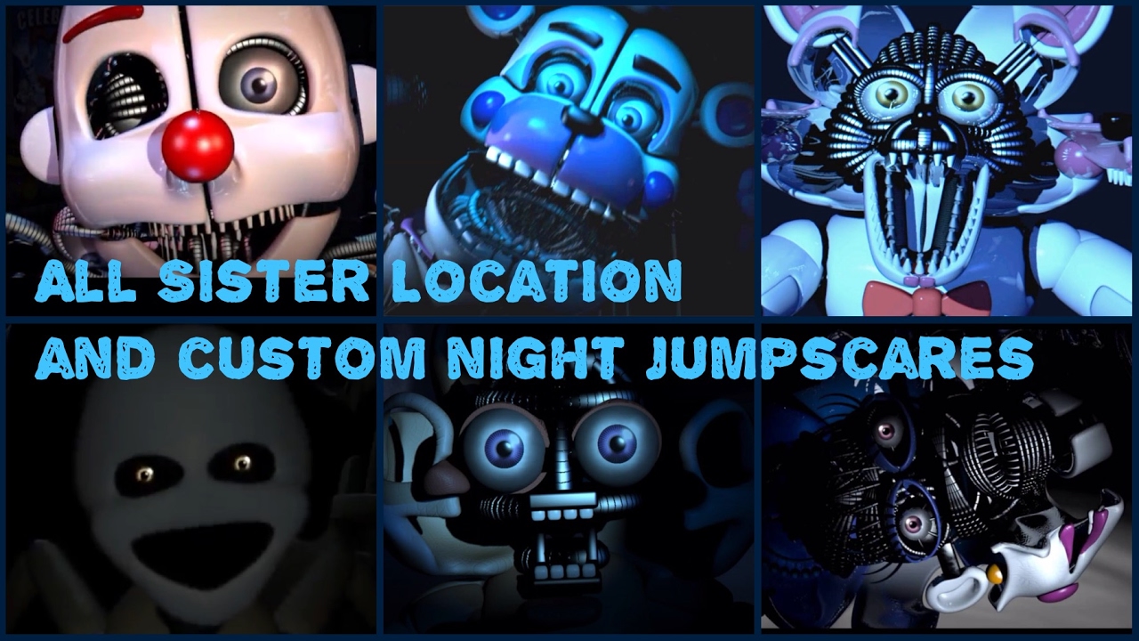 All FNaF Sister Location jumpscares