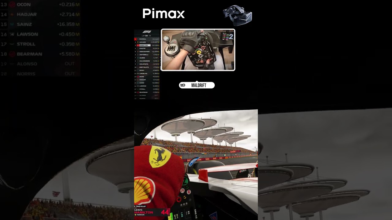 Hamilton & Leclerc｜Epic Wheel-to-Wheel Scrap at the 2026 Shanghai GP (F1 Gameplay)