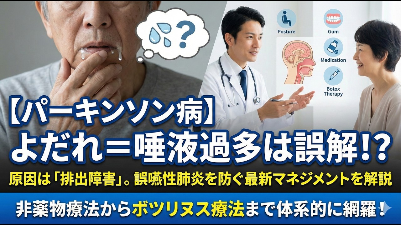 パーキンソン病における流涎（よだれ）のマネジメント