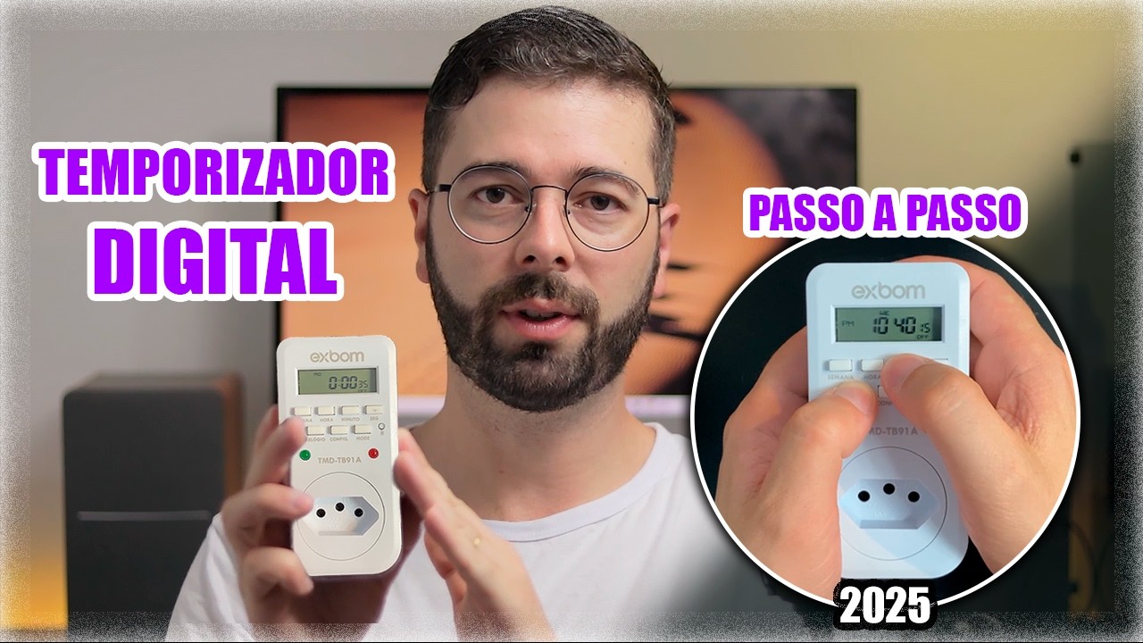 Temporizador Digital EXBOM: Como Programar Horário de Ligar e Desligar (TMD-TB91A)