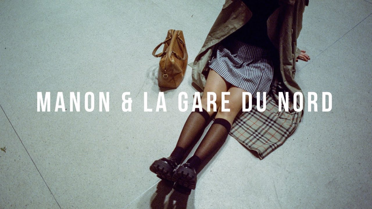 Shooting portrait with Manon // Gare du Nord & Cintestill 800t