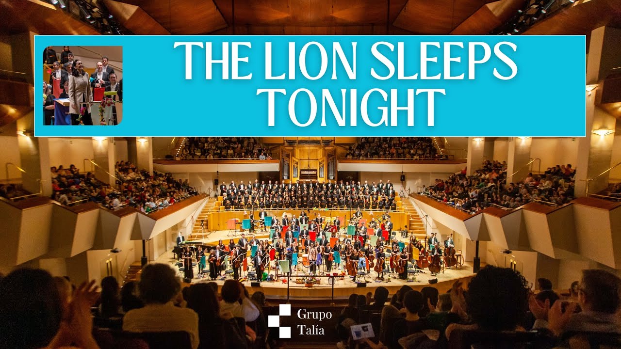 🦁🌙 ¡La selva canta! The Lion Sleeps Tonight · Grupo Talía