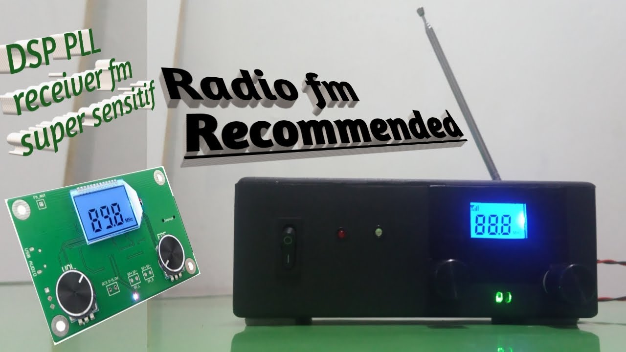 DSP PLL receiver radio fm super sensitif | fm stereo