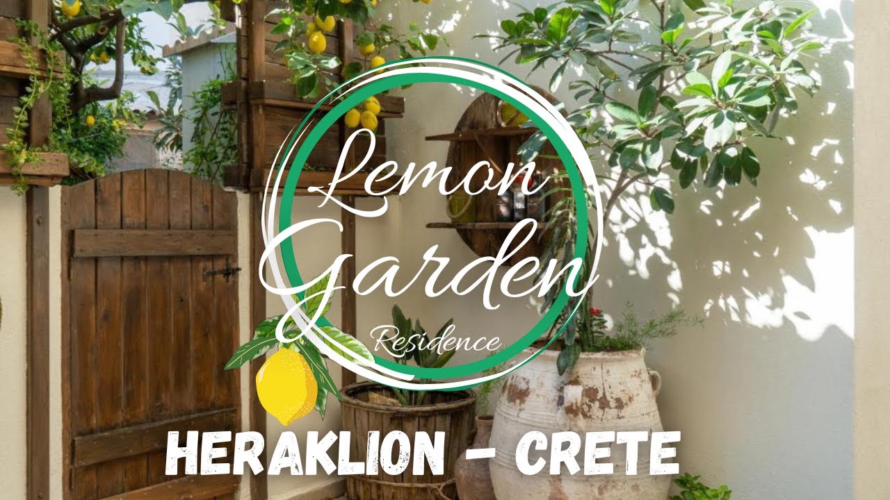 LEMON GARDEN residence b&b - HERAKLION, CRETE (Greece). FullHD video 1080. Creta - Grecia.