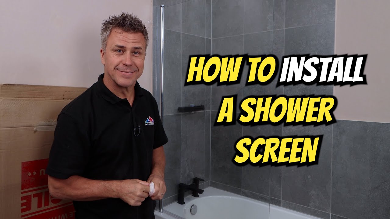 How to Install a Shower Screen Over a Bath | Full Tutorial with Craig Phillips | @Bathroom Mountain