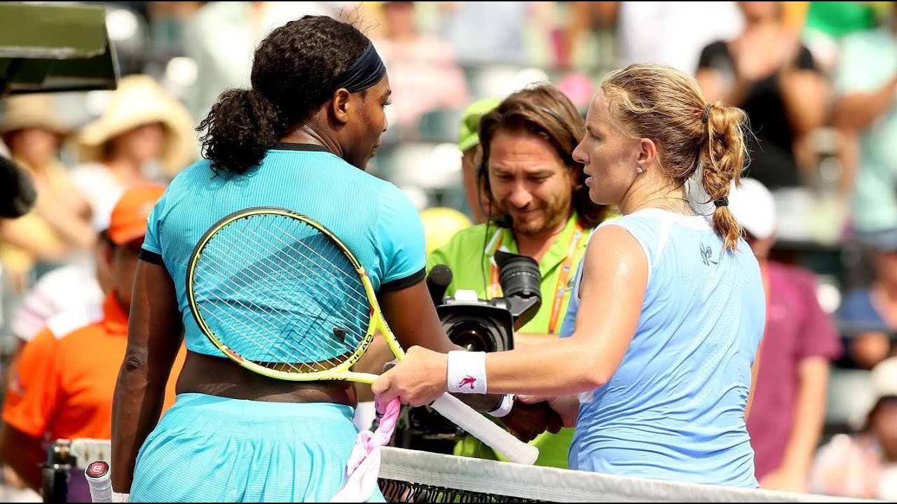 Serena vs Kuznetsova ● 2016 Miami (R4) Highlights