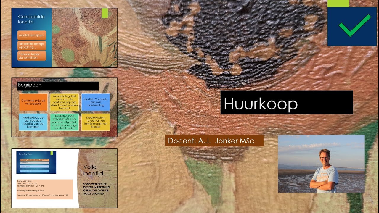 Huurkoop, berekening en basisbegrippen