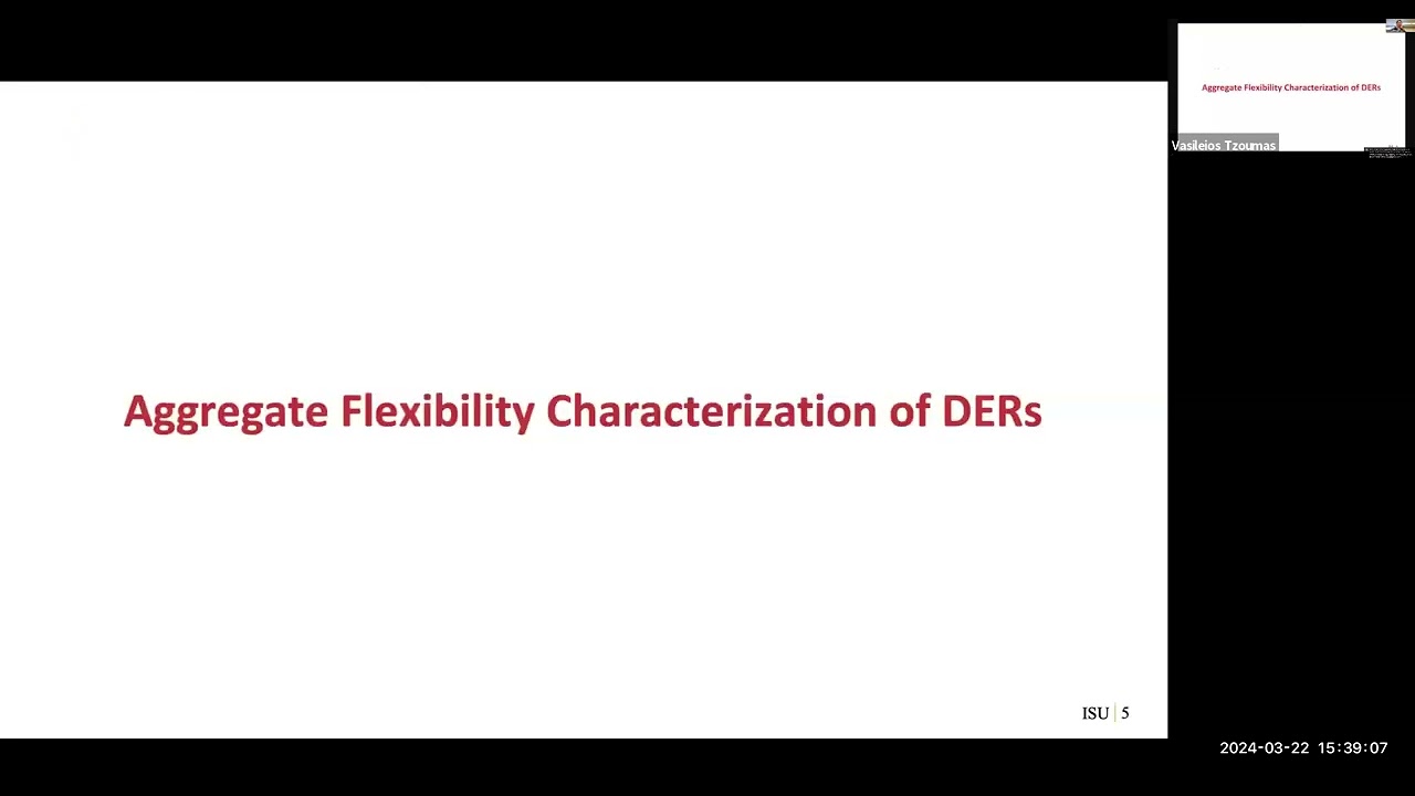 Grid Integration of Distributed Energy Resources:Aggregate Flexibility Quantification+Market Partici